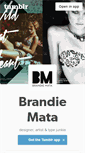 Mobile Screenshot of brandiemata.com